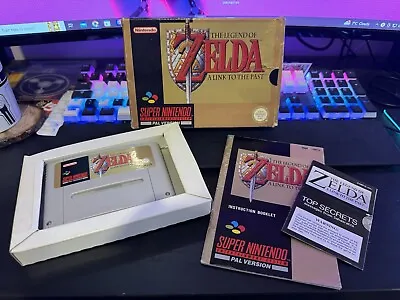 The Legend Of Zelda A Link To The Past Super Nintendo SNES PAL Boxed Complete • £120