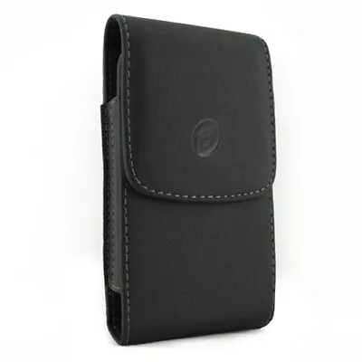 Holster Leather Case Belt Clip Cover Pouch Vertical Carry For Cell Phones • $13.29