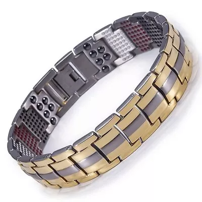 Magnetic Health Bracelet Carpal Tunnel Arthritis Bio Therapy Chronic Pain Relief • £14.90