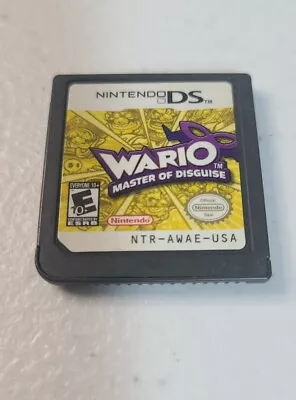 Wario Master Of Disguise (Nintendo DS 2007) AUTHENTIC Cartridge Only TESTED! • $15.99