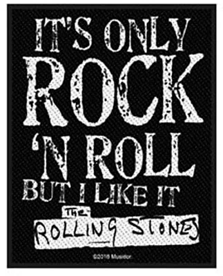 Rolling Stones It's Only Rock N Roll But Sew-on Cloth Patch 100mm X 75mm (rz) • $9.52