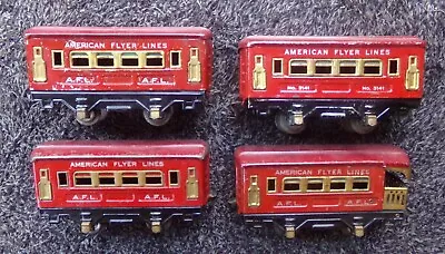 American Flyer Lines Prewar 4 Wheel No 3141 Pullman And No 3142 Observation Cars • $29.99