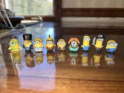 Despicable Me Minions Mini Figures Lot Of 9 Great For Printer Tray Moose Chase • $15