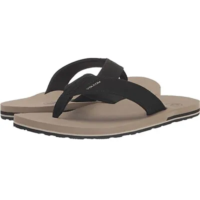 Volcom Men's Victor Flip Flop Khaki Sandals Clothing Apparel Snowboarding Ska... • $30.44