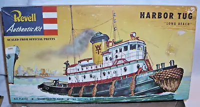 Revell Harbor Tug Long Beach Boat Model Kit Boxed  S  H-314 • $49.99
