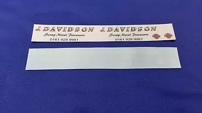 1:50 Scale Waterslide Decals J. Davidson Scrap Metal Inkjet Decals • £12.95