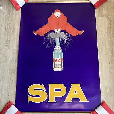 Vtg Retro Poster Spa Belgium Circus Acrobat Casino Sparkling Water 27x39 Belgian • $25.27