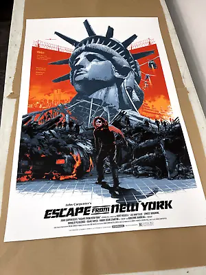 Escape From New York 2014 By Grzegorz Domaradzki Art Screen Print Poster Mondo • $250