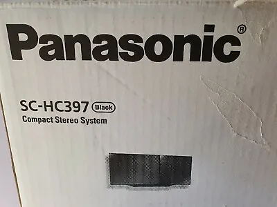£129.99 • Buy Panasonic Sc-hc397eb-k Compact Hi-fi Stereo System Dab+ Cd Black Bluetooth 40w