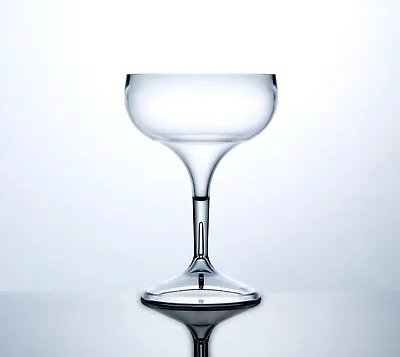 Clear Polycarbonate Champagne Coupe Virtually Unbreakable Cocktail Glass 9oz • £54.95