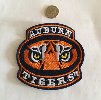 Auburn  War Eagle  Tigers Vintage Embroidered Iron On Patch 3  X 3  • $5.69