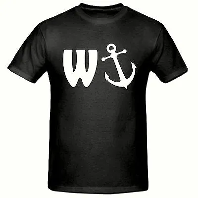 £8.99 • Buy W Anchor T Shirt, Funny Novelty Mens T Shirt,sm-2xl