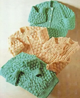 £1.85 • Buy Boy Girls Children Knitting Pattern CARDIGAN SWEATER 61-76 Cm 24 -30  Aran Or DK