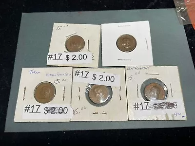 Benjamin Franklin 5 Medal Coins Lot • $9.99