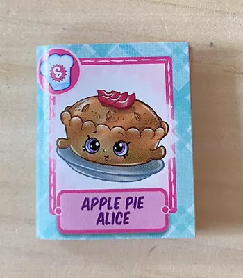 Shopkins Season 6 Chef Club Recipe Card For APPLE PIE ALICE • $3.49