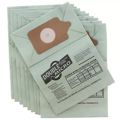 £5.29 • Buy 10 Pack Fits Numatic Henry Hoover Vacuum Cleaner Double Layer Paper Dust Bags