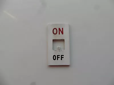 Wylex Fuse Board On/off Indicator Tag For Isolating Switch • £9.99