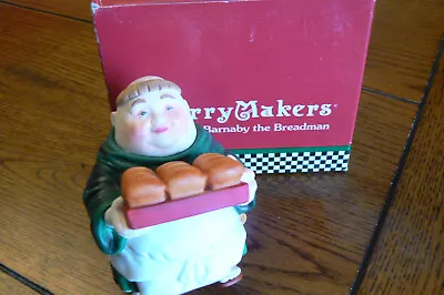 Dept 56 Merry Makers Barnaby The Breadman MIB  FREE US SHIP • $14.99