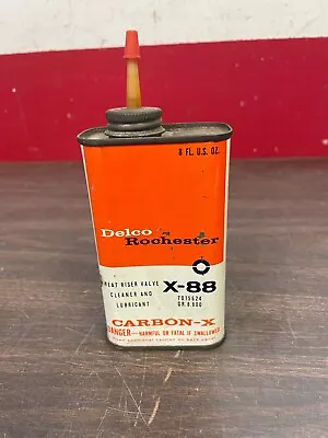  Vintage Delco X88-8 Heat Riser Valve Cleaner Tin Can Collectible Display Nos Gm • $29.99