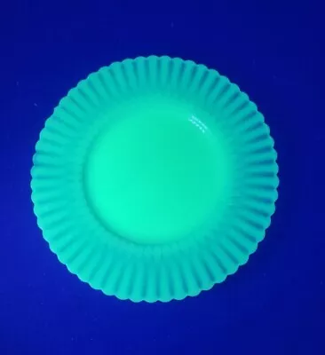 MacBeth Evans Petalware Monax 6  6in Plate - Glows Under UV Light • $28.80