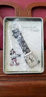 Disney's Steamboat Willie 75th Anniversary Watch With Tin • $70