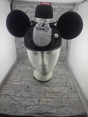 Disney Parks Mickey Mouse Groom Wedding Mickey Ear Hat Tuxedo Top Hat • $15