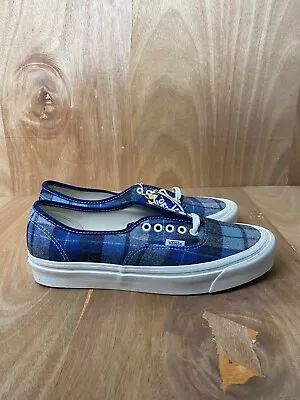 Size 9 Vans Authentic 44 Dx Pendleton Brand New With Box Rare Blue Plaid • $69.99