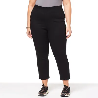 G By Giuliana Retro Slim Crop Pant With Hide-and-Chic Waistband 28WT • $15.90