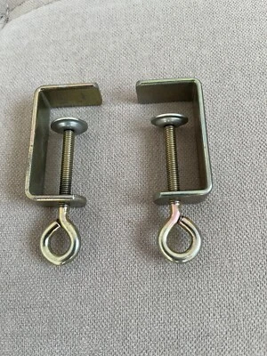 £9.99 • Buy Brother  Knitting Machine  Set Of Two Table Clamps