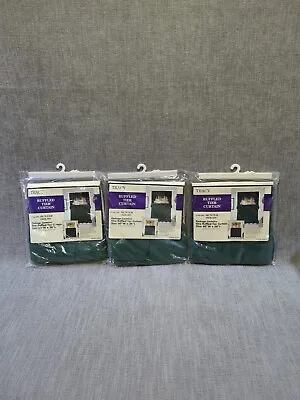Vintage Lot Of 3 Tracy #6637 Ruffled Tier Curtains Hunter Green New • $11.99