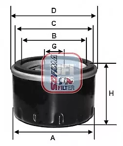 New Oil Filter For ROVER MG HONDA AUSTIN:ACCORD VACCORD VI200 Coupe ADU9826 • £14.09