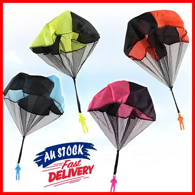 Outdoor Game Mini Ball Kid Flying Drop Hand Throw Parachute Toy Sports Plane Man • $8.89