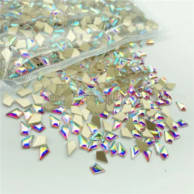 20 50pcs Nail Art Rhinestones Glitter Diamond Crystal Gem 3D Tips DIY Decoration • $3.99