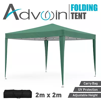 Advwin Pop Up Gazebo Tent 2x2M Canopy Outdoor Wedding Folding Party Camping  AU • $83.90