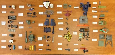 Huge 1980s 90s Action Figure Parts/access. Lot: GI Joe Transformers 76 Pieces • $60