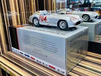 CMC MERCEDES-BENZ 300 SLR Mille Miglia 1955 Hans Herrmann Start No. #704 • $1379.99