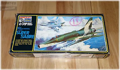 Minicraft Hasegawa North American-Rockwell F-100D Super Sabre 1/72 Model Kit 035 • $24.95