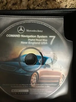 Mercedes-Benz Command Navigation System Digital Road Map CD # 7 New England USA • $18.95