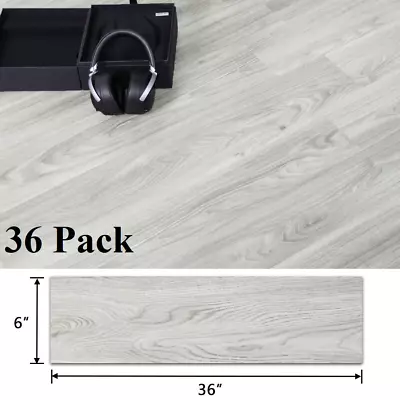 36-Pack Peel & Stick Luxury PVC Vinyl Flooring Tile 54 Sq.Ft Adhesive Wood Plank • $57.90