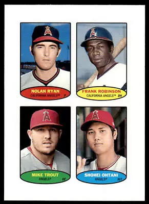 2023 Topps Heritage Nolan Ryan Robinson Trout Shohei Ohtani 1974 Stamps Angels • $3.99