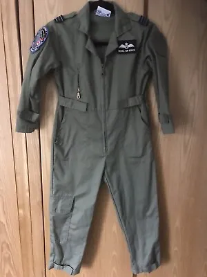 TP Gear Terrane Green RAF Jumpsuit Size Age 6/7yrs Used • £25