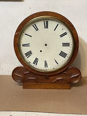 Antique Welch Mfg Anglo Style Carved Wood Wall Mantle Clock Case Parts • $119.99