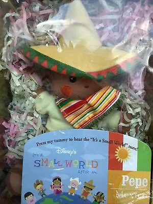 Disney It's A Small World After All Pepe Mexico Rag Doll With Tin Case NEW • $19.99