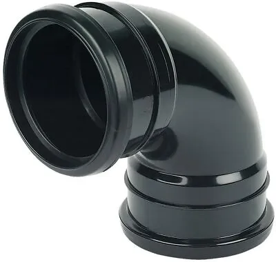 Black Grey Drainage Pipes (110 Mm) - Solvent Soil Fittings Bends Bottle Gullys • £16.99