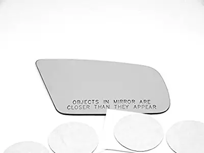 Fits 87-93 FD Mustang Right Pass Convex Manual Mirror Glass Lens W/Adhesive USA • $21.95