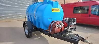 £7495 • Buy Fast Tow Fire Bowser New Honda Fire Pump 2000l Layflat And Branch  £5500 + Vat
