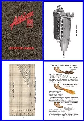 Allison Aircraft Engine Operators Manual On CD • $17