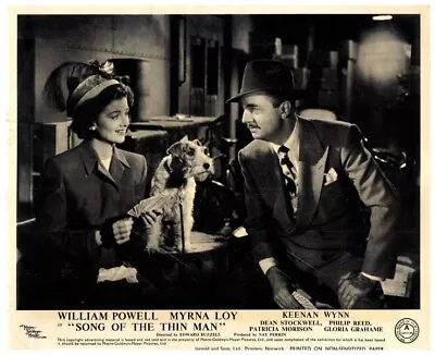 Song Of The Thin Man Original Lobby Card William Powell Myrna Loy Asta The Dog • $39.99