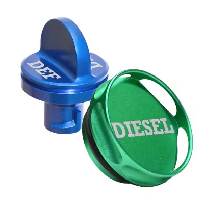 Combo Pack Magnetic Diesel Fuel Cap+DEF Cap Accessory For Dodge RAM Truck 13-17 • $10.55