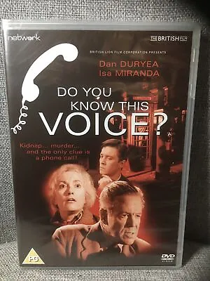 Do You Know This Voice - Dan Duryea / Isa Miranda - Network Dvd - New/sealed • £4.45